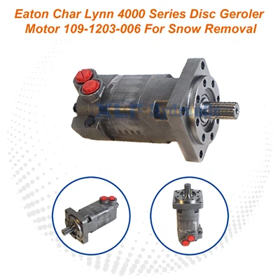 Eaton Char Lynn 4000 Series 109-1203-006 Disc Geroler Hydraulimoottori - Suuri vääntömomentti lumenpoistoon